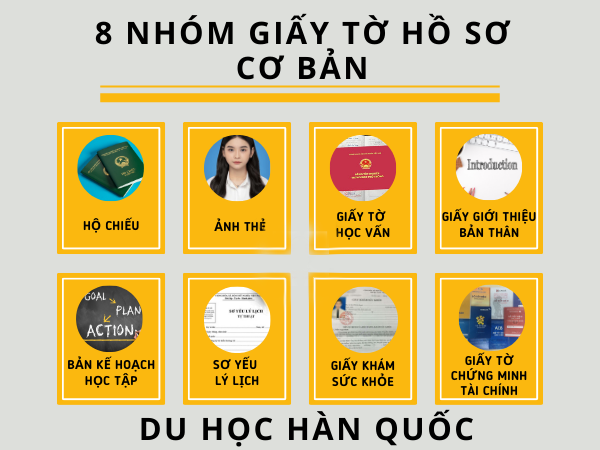 8 nhóm giấy tờ cơ bản